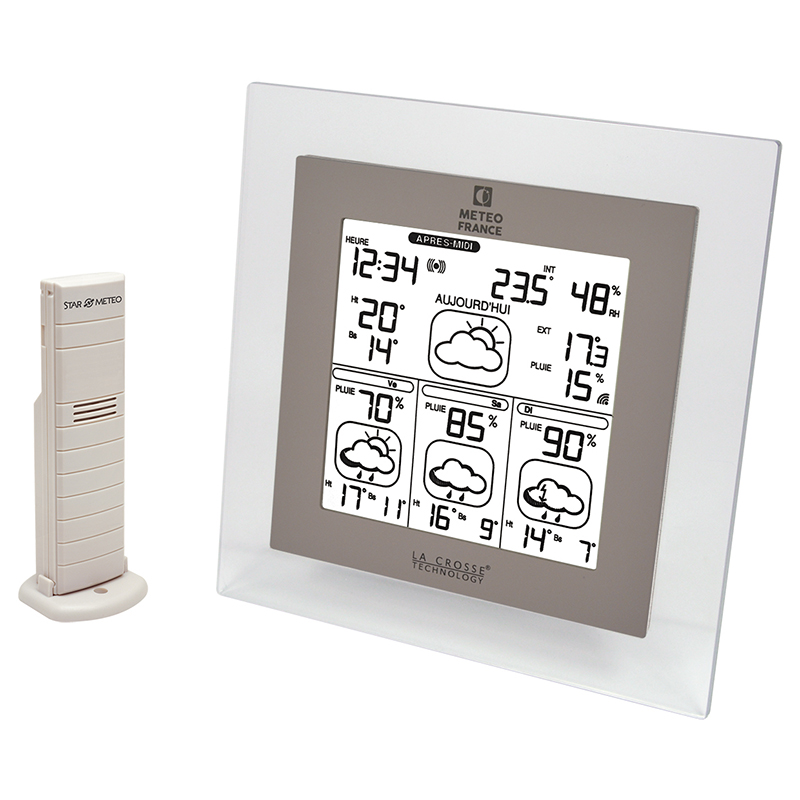 Station Météo France LA CROSSE TECHNOLOGY WD4603 TRANSPARENT TAUPE en vente sur