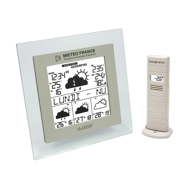 Station Météo France LA CROSSE TECHNOLOGY WD9521 TRANSPARENT TAUPE en vente sur