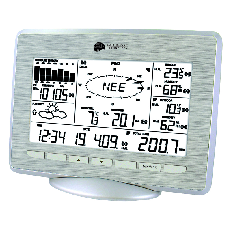 WS2800 ALUMINIUM SILVER Pro family weather station LA CROSSE