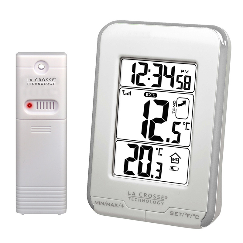 La Crosse Technology - WS6869 Station Météo Professionnelle avec connexion  Wifi - Blanc/argent