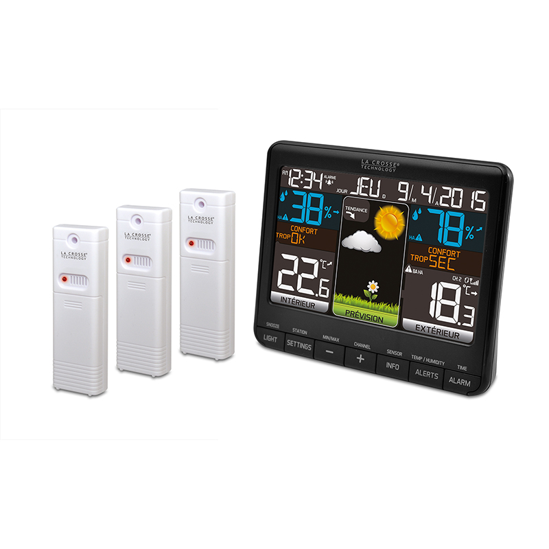 Station météo WS9274 Blanc - Avec Kit de démarrage Mobile Alerts - LA  CROSSE TECHNOLOGY - Promo-Optique